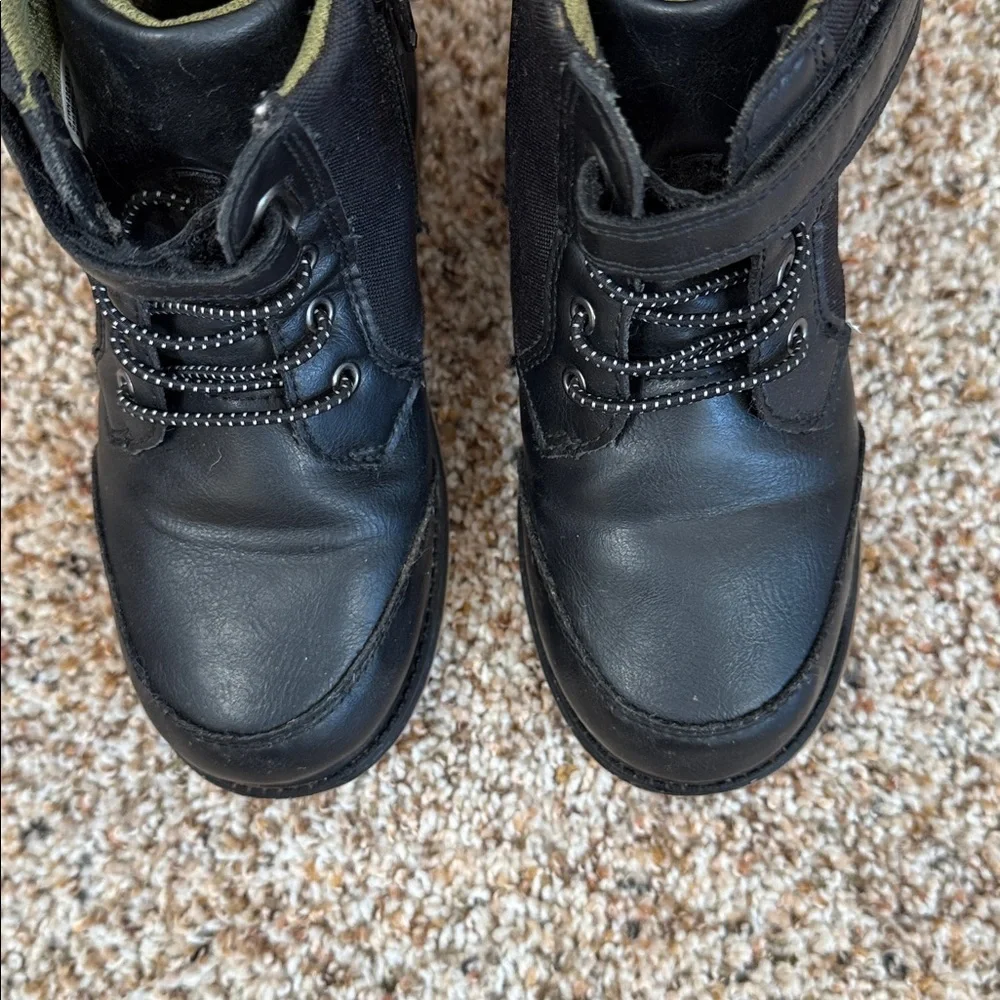 Wonder Nation Black Boots Kids Size 11